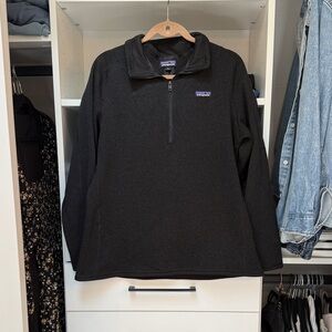 Patagonia Black Fleece Quarter-Zip Pullover